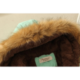 Women's Winter Cotton Jacket - Hooded Slim Fit Warm Parka