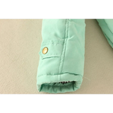 Women's Winter Cotton Jacket - Hooded Slim Fit Warm Parka