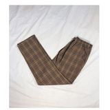 Women Streetwear Plaid Pants