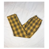 Women Streetwear Plaid Pants