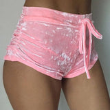 Women's Dolphin Velvet Shorts
