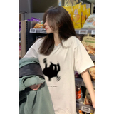 Y2K Buzzed Cat Tee
