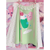 Y2K Kawaii Harajuku Top – Lace Trim Long Sleeve Tee