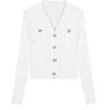 Y2K Kawaii Knitted Two-Piece Set – Elegant Mini Skirt Suit