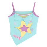 Y2K Patchwork Tees - Harajuku Kawaii Slim Tanks