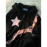 Y2K Vintage Zip-Up Hoodie