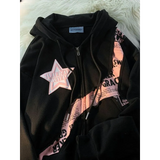 Y2K Vintage Zip-Up Hoodie