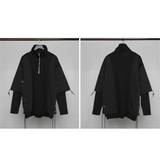 Techwear Zip Turtleneck Sweatshirt