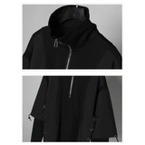 Techwear Zip Turtleneck Sweatshirt