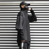 Techwear Zip Turtleneck Sweatshirt