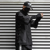 Techwear Zip Turtleneck Sweatshirt