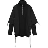 Techwear Zip Turtleneck Sweatshirt